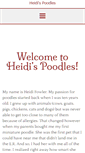 Mobile Screenshot of heidispoodles.com